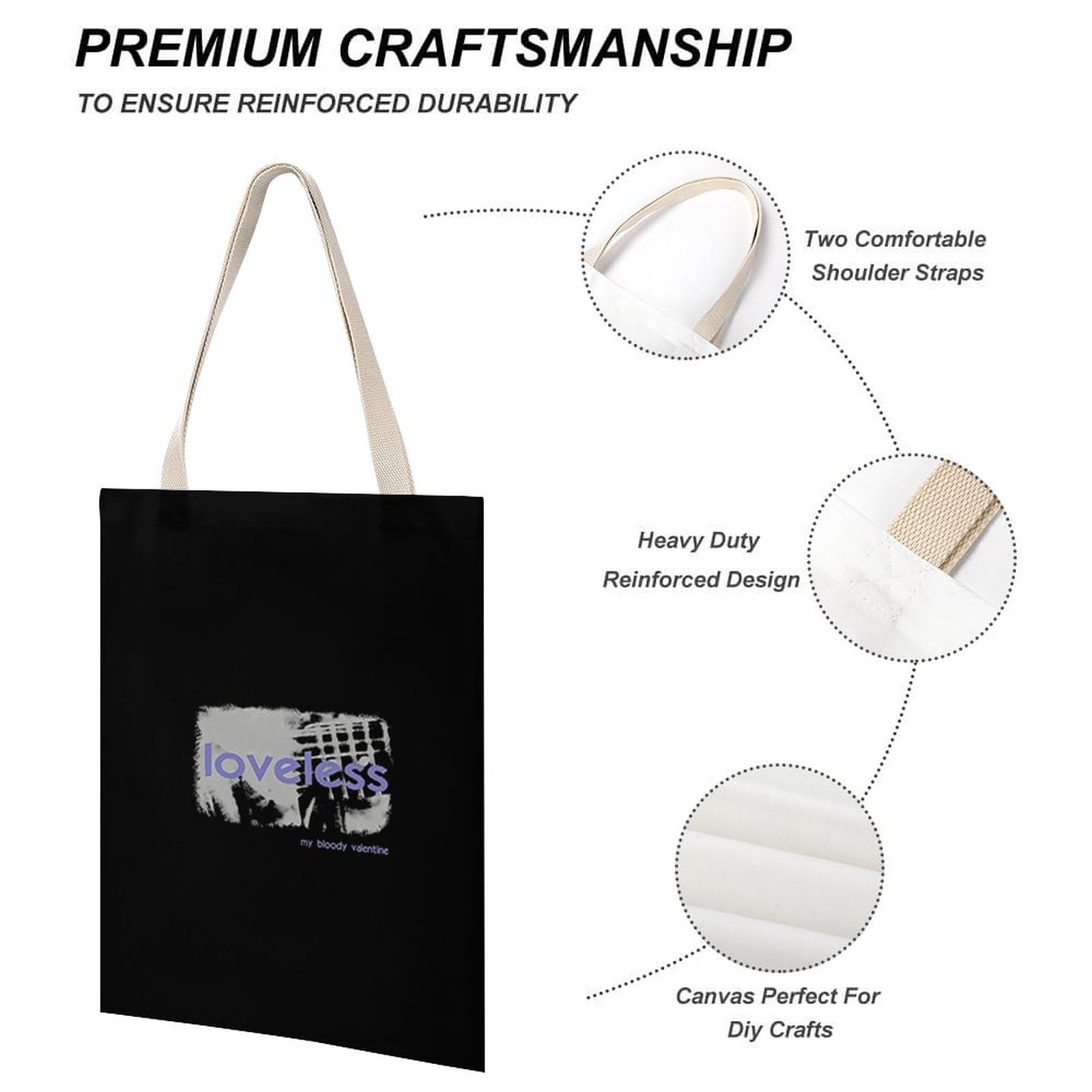 Amazon.co.jp: トートバッグ My Bloody Valentine ロック Loveless